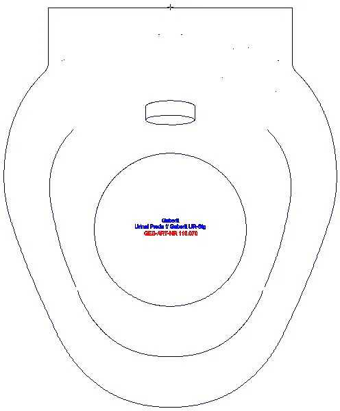 GE Urinal Preda, für Unterputzurinalsteuerung_116.070.00.1_G