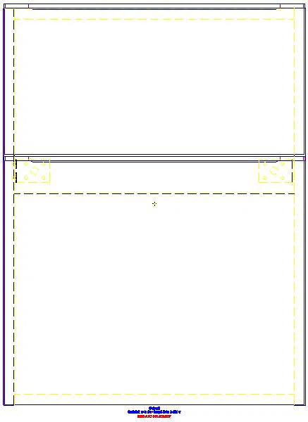 Smyle Square Seitenschrank mit 2 Schubladen, 45x60x47cm, Nussbaum_500.357.JR.1_A