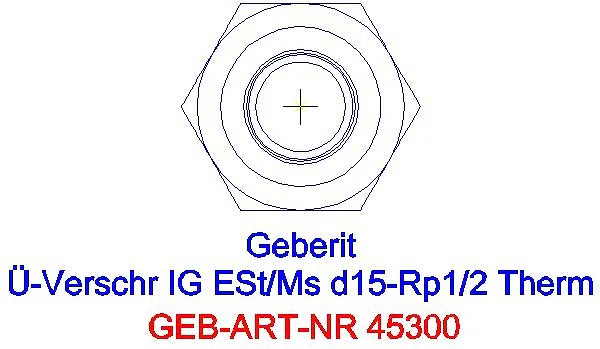 GE Mapress Therm Übergangsverschr. mit IG d15-Rp1/2_45300_L