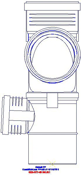 GE Silent-PP Kombiabzweig 87,5Gr links d110/110/75_390.561.14.1_A