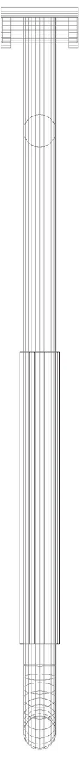 HEWI Stützklappgriff Ser 801, L:750mm, mit Armpolster sand