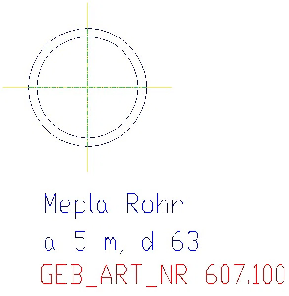 GE Mepla Systemrohr ML d63 L:5m in Stangen_607.100.00.1_L