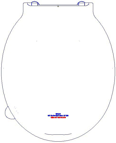 Renova Comfort WC-Sitz, barrierefrei antibakteriell, Befestigung von oben_500.679.01.1_G