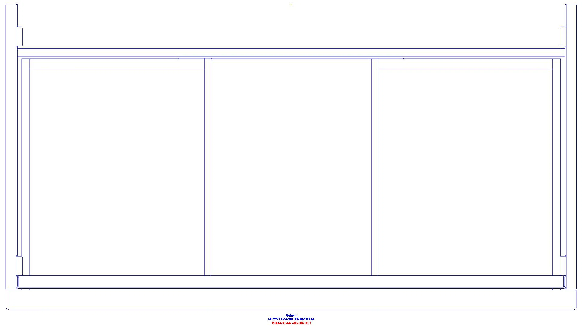 Acanto US für WT B:90cm, 1 Schubl. 1 i.Schubl., Eiche_503005jh1_g