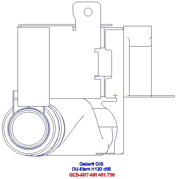 GE GIS Element für Dusche mit Wandablauf d40_461.736.00.1_L