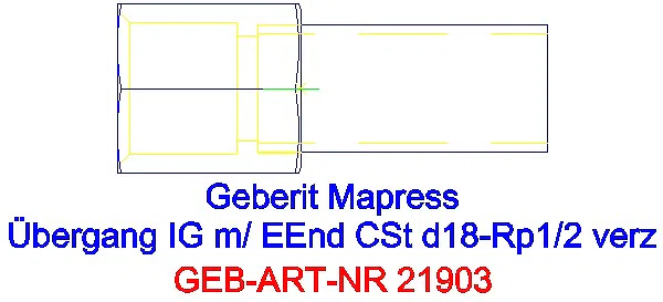 GE Mapress C-Stahl Übergang mit IG und Einschubende d18-Rp1/2 verzinkt_21903_G