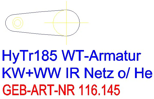 GE Waschtischarmatur Typ 185 Netzbetrieb mit Mischer ohne Griff_116.145.21.1_G