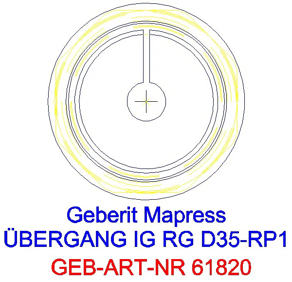 GE Mapress Kupfer Übergang mit IG Rg d35-Rp1_61820_L