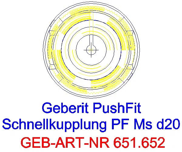 GE PushFit Schnellkupplung Ms d20_651.652.00.1_A