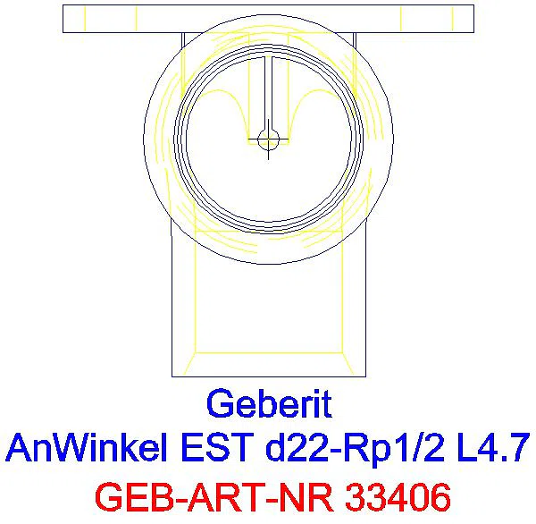 GE Mapress Edelstahl Anschlusswinkel 90Gr d22-Rp1/2_33406_G