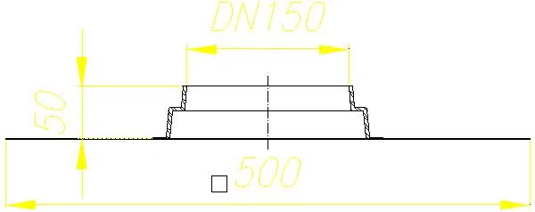 DALLMER Rohrdurchführung Tisto, DN 150