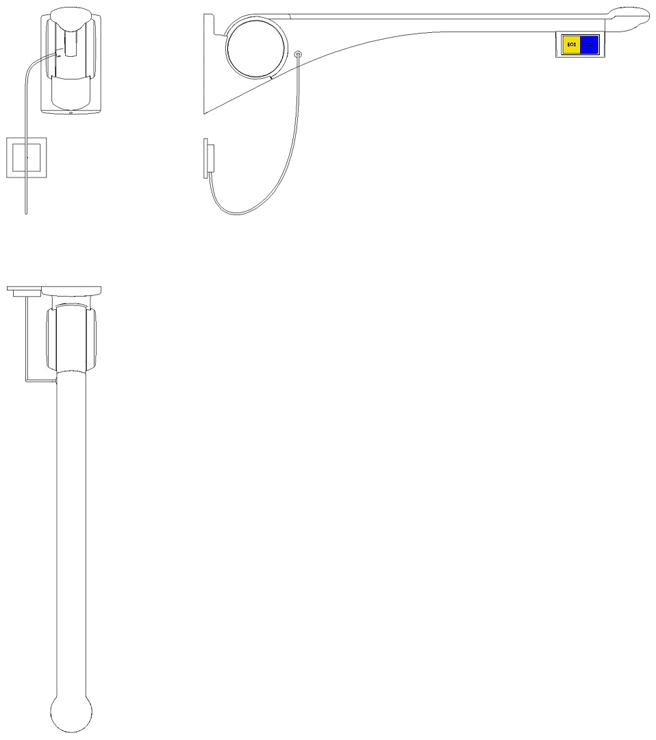 HEWI Stützklappgriff Premium,900 mm, li Spül/FT(E-Ausf.) weiß hgl-wem