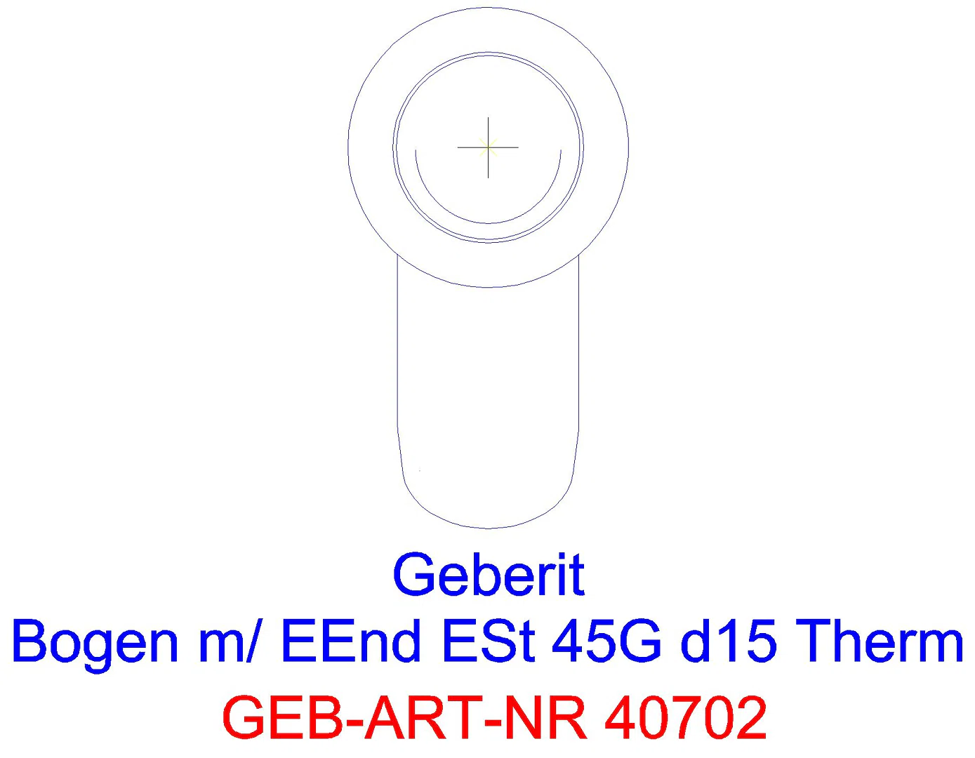 GE Mapress Therm Bogen 45Gr d15 d90/45 mit Befestigungsmat. etagiert_40702_a