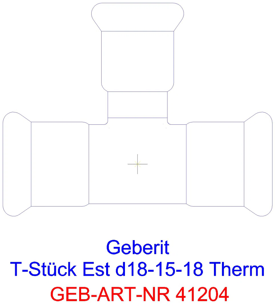 GE Mapress Therm T-Stück reduziert _41204_a