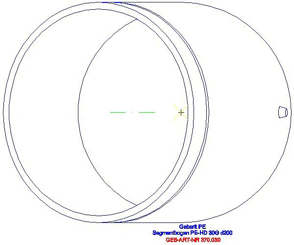 GE PE Segmentbogen 30Gr d200_370.030.16.1_G