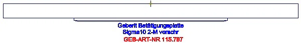 GE BetPl. Sigma10, für Spül-Stopp-Sp. edst. gebü. /poliert/ gebü. verschraub._115.787.SN.5_G