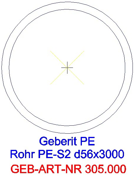 GE Silent-db20 Rohr d56x3,2 L:3m_305.000.14.1_G