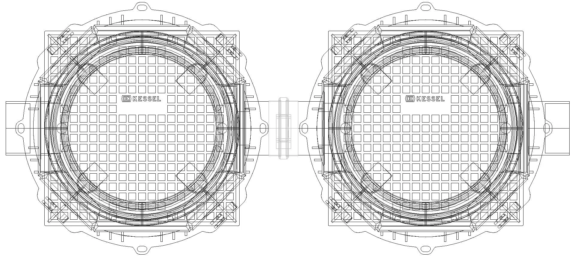 KESSEL-Sinkstoffabscheider EasySink ground, NS 2, Klasse A (3D)