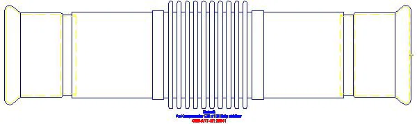 GE Mapress Edelstahl Axialkompensator mit Pressmuffen d108_33941_G