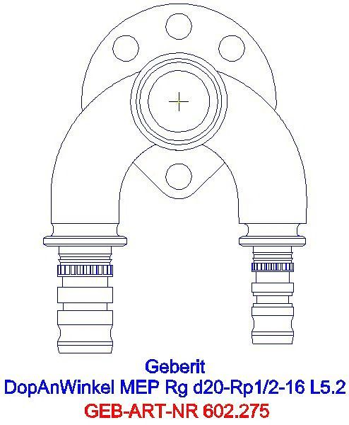 GE Mepla Doppelanschlusswinkel 90Gr Rg d20-Rp1/2-d16 L:52mm_602.275.00.5_A