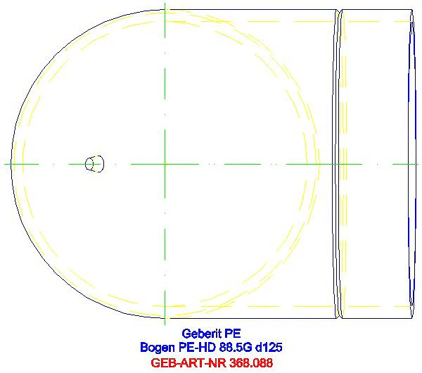 GE PE Bogen 88,5Gr d125_368.088.16.1_G