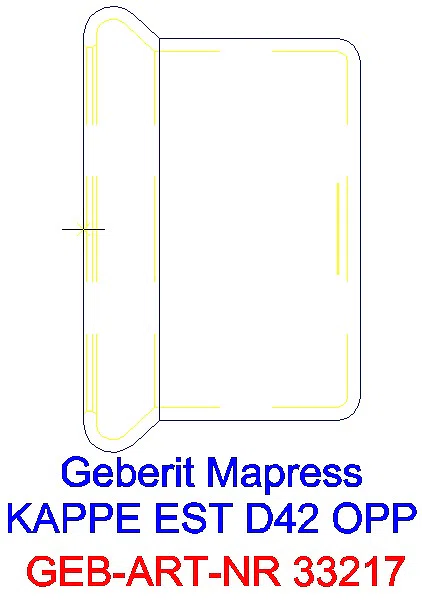GE Mapress Edelstahl Kappe d42_33217_G