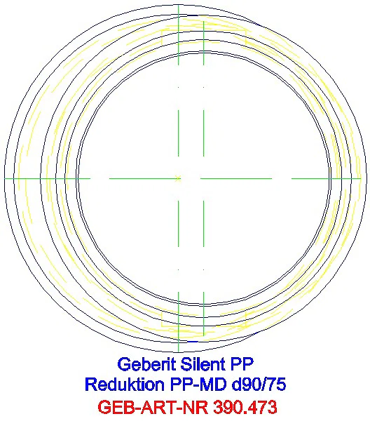 GE Silent-PP Reduktion exzentrisch d90/75_390.473.14.1_G