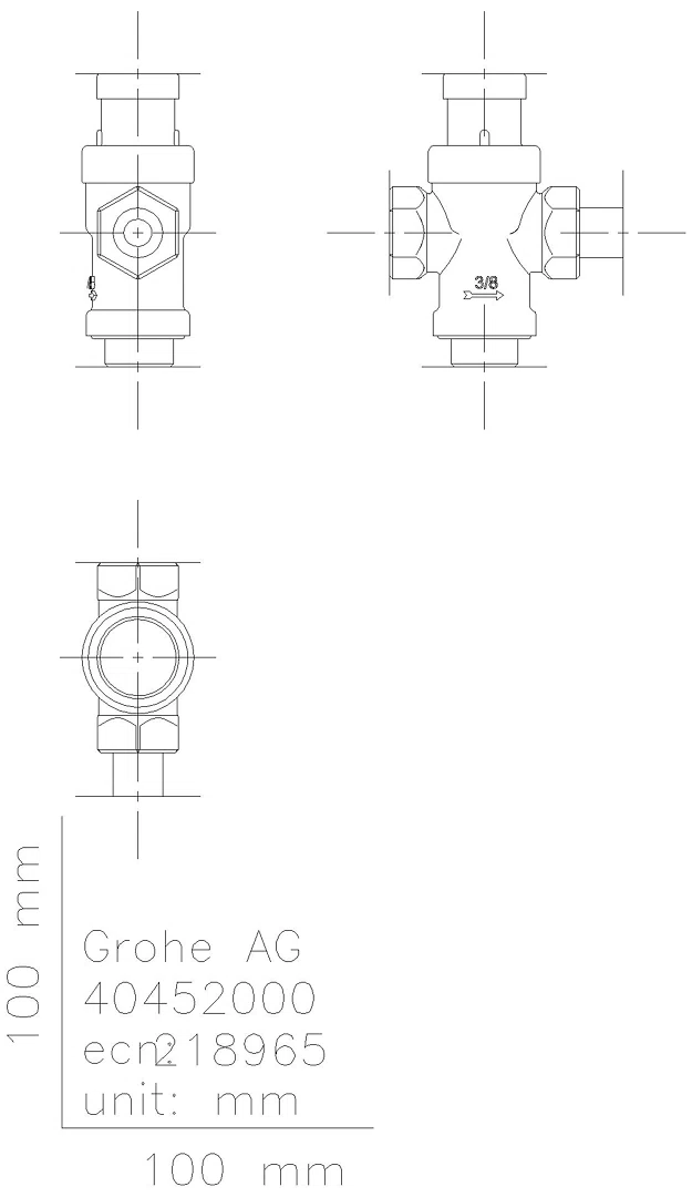 GROHE Druckausgleichsteuerung GROHE Blue 40452 Installation über 5bar Wasserdruck