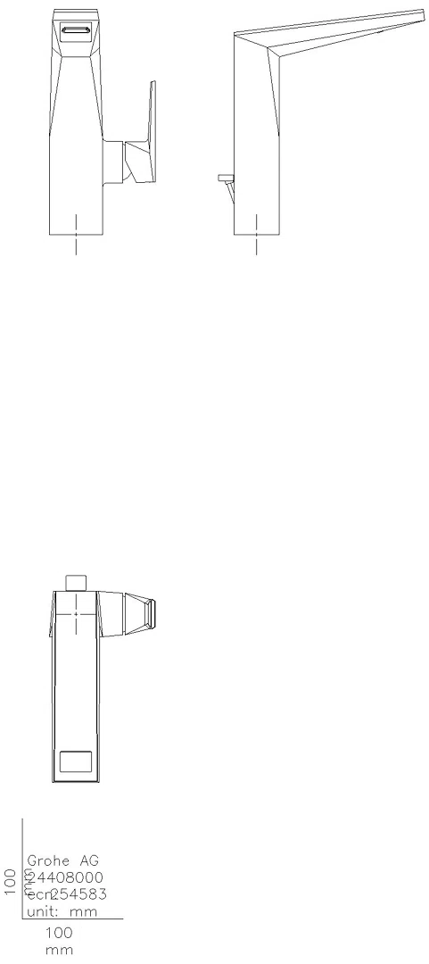 GROHE EH-WT-Batt. Allure Bril. PC 24408 L-Size Gr. WA-Caesarst. hard graph. geb.
