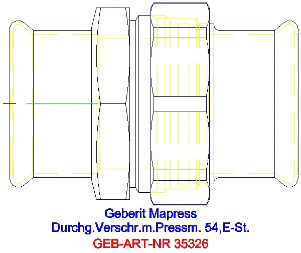 GE Mapress Edelstahl Verschraubung d54_35326_A