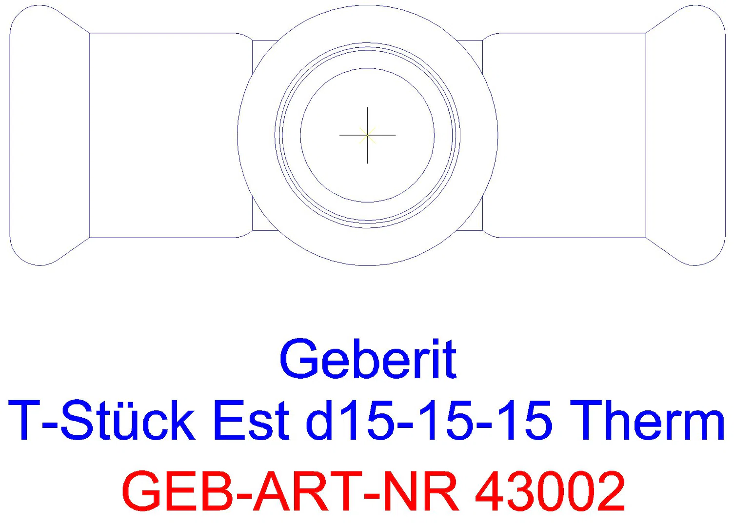 GE Mapress Therm T-Stück egal _43002_g