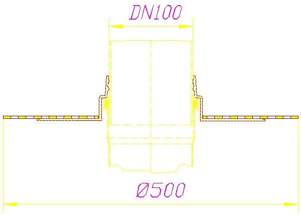 DALLMER Rohrdurchführung DallBit, DN 100