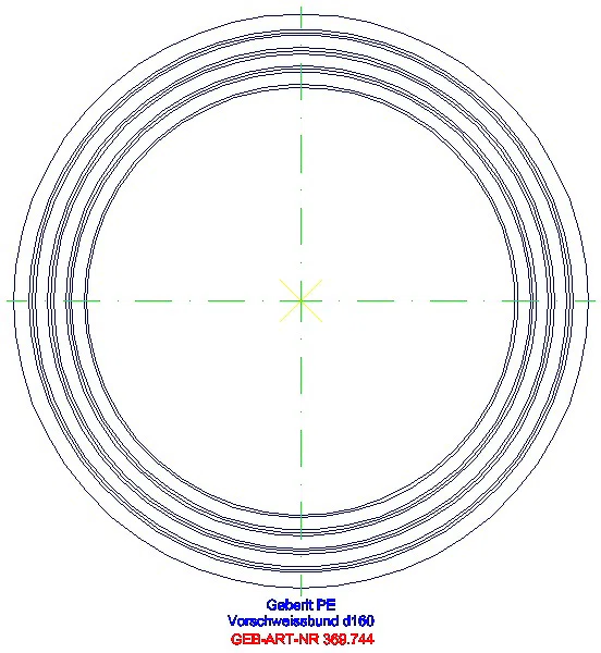 GE PE Vorschweissbund d160_369.744.16.1_G