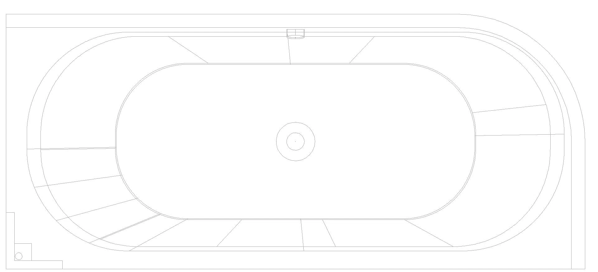 KALDEWEI MEISTERSTÜCK CENTRO DUO 1 LINKS ECKEINBAU (2-SEITIG) Badewanne, 1700x750 mm, Modell-Nr: 1129-4041