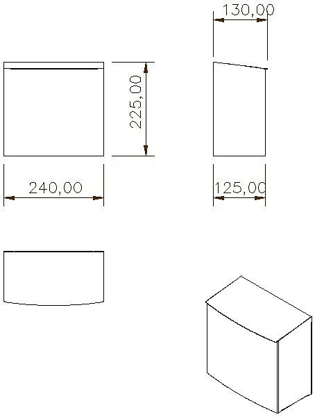 Stainless Steel Hygiene Box 6L