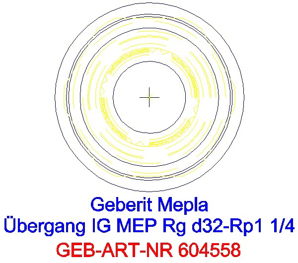 GE Mepla Übergang mit IG Rg d32-Rp1 1/4_604.558.00.5_L