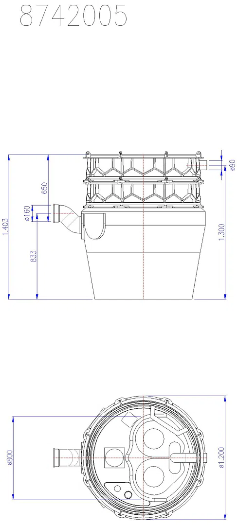 KESSEL-Pumpstation Aquapump XL Duo, SPF 1500-S3