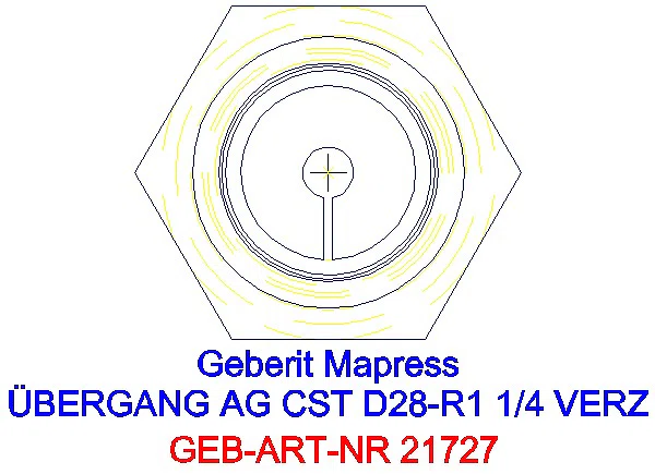 GE Mapress C-Stahl Übergang mit AG d28-R1 1/4 verzinkt_21727_L
