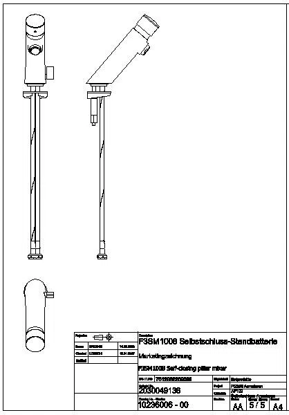 Standbatterie, F3, hydr., Mischer, 3l, Antiblockiersystem, F3SM1008
