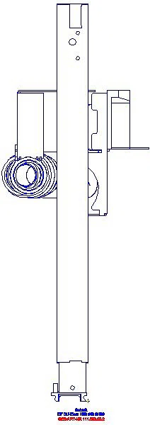 GE Duofix Element f. Dusche, 50cm mit Wandablauf, H: 65-90mm_111593002_L