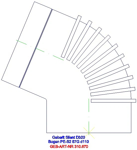 GE Silent-db20 Bogen 67Gr d110_310.670.14.1_A