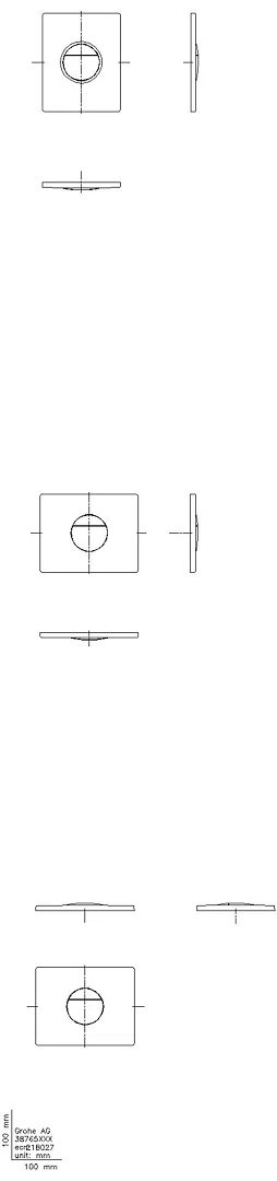 GROHE WC-Betätigung Nova Cosmopolitan 38765 satin graphite