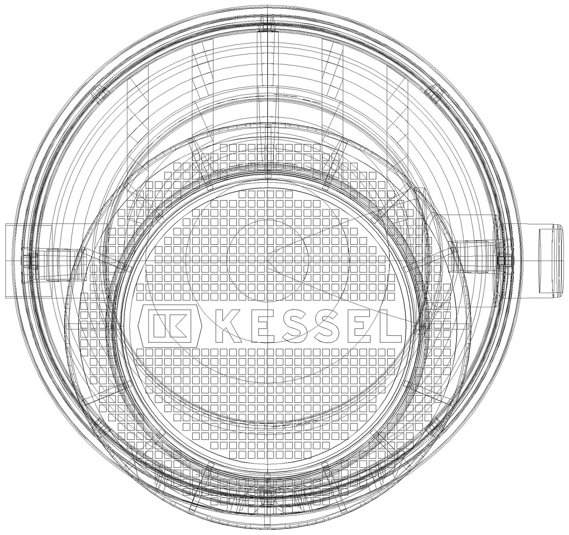 KESSEL-Probenahmeschacht LW 1000, DN150, Klasse B (3D)