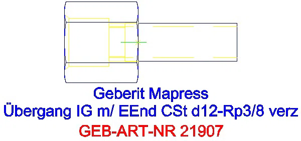 GE Mapress C-Stahl Übergang mit IG und Einschubende d12-Rp3/8 verzinkt_21907_A