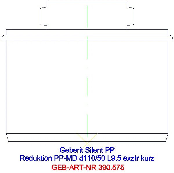 GE Silent-PP Reduktion exzentrisch kurz d110/50_390.575.14.1_A
