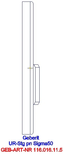 GE UR-Strg. mit pneumatischer Spülausl. BetPl. Sigma50 tiefschwarz RAL 9005_116.016.DW.5_L