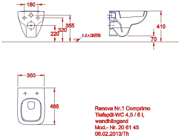 Renova Compact Square WWC Tiefspüler verkürzte Ausladung 48,5cm_kgv_r1_compri_206145