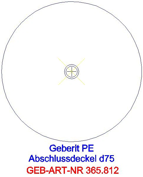 GE PE Enddeckel d75_365.812.16.1_G