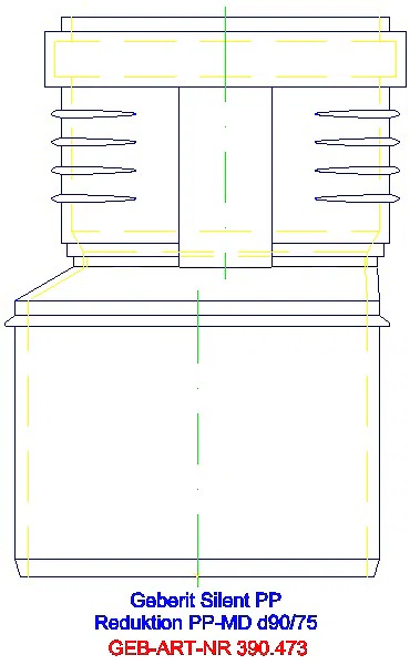 GE Silent-PP Reduktion exzentrisch d90/75_390.473.14.1_A