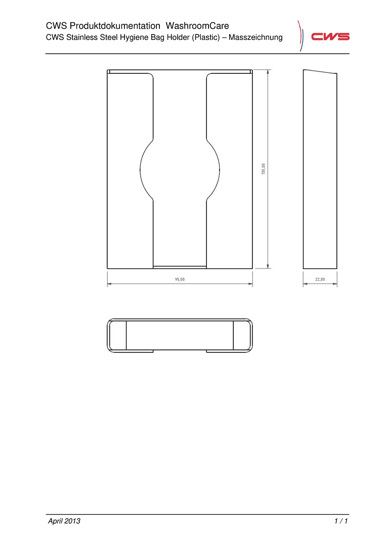 Stainless Steel Bag Holder (plastic bag)